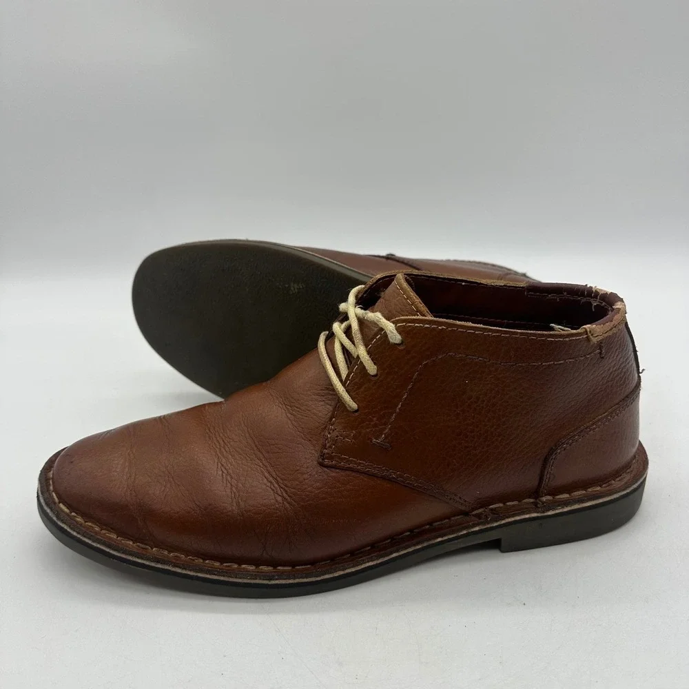 Kenneth‎ Cole Reaction Desert Sun Mens Size 9M Brown Leather Chukka Boots